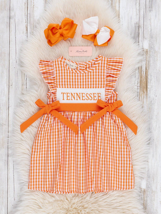 Tennessee Smocked Gingham Dress: XXXL(7yrs)