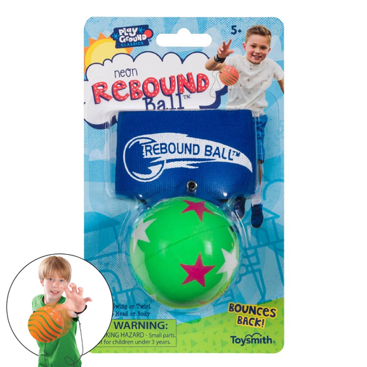 Playground Classics Neon Rebound Ball, Assorted Colors