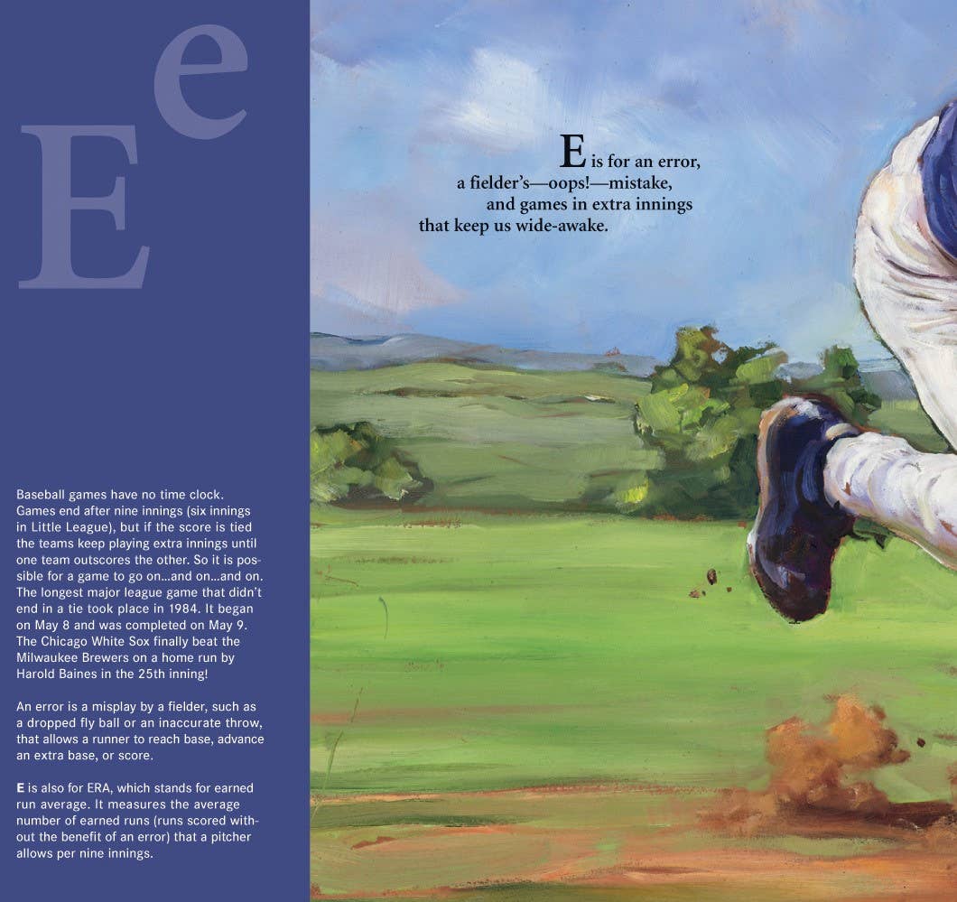 H is for Home Run: A Baseball Alphabet Picture Book