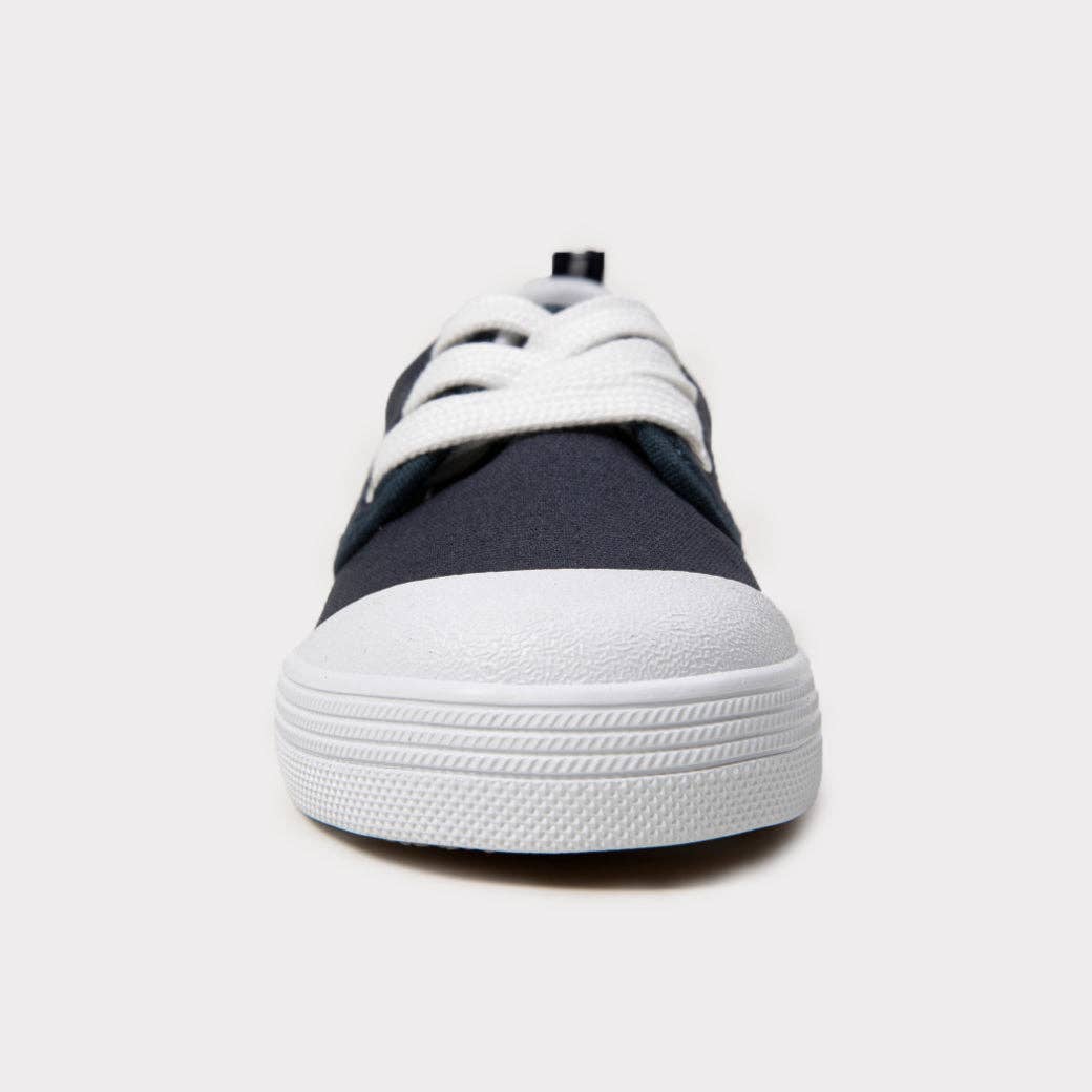 Shelby Boys Lace-Up Sneaker: Navy