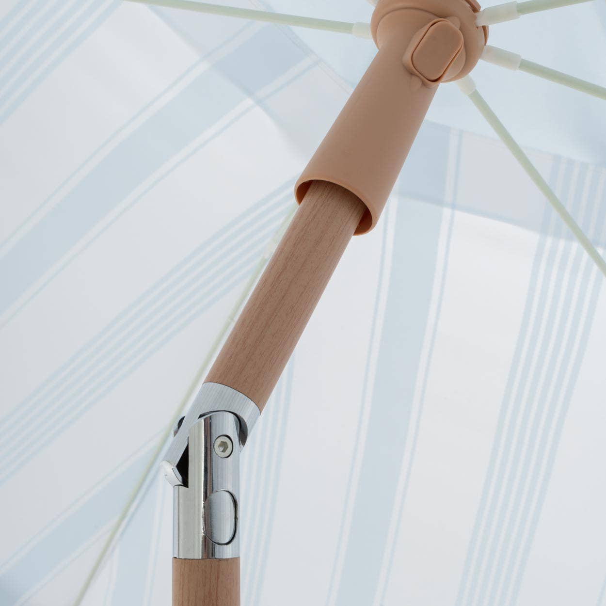 Premium blue beach umbrella