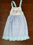 Sandcastle Gingham and Mint Dress 6-7