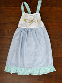 Sandcastle Gingham and Mint Dress 6-7