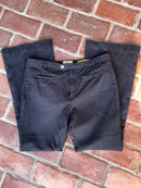 Maeve by Anthropologie Black Dress Flare Pant 10