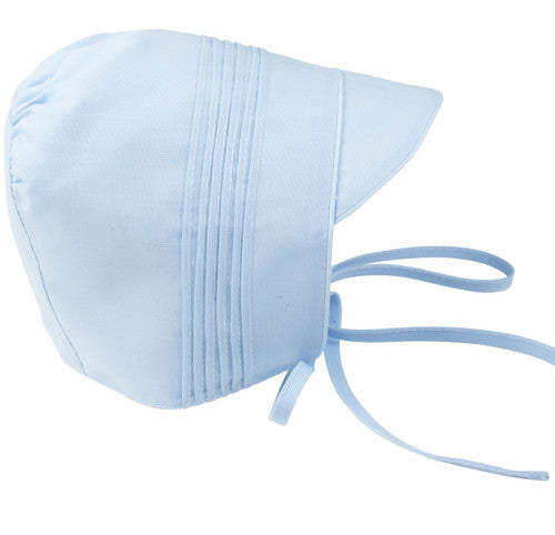 Blue Boys Pintucked Bonnet