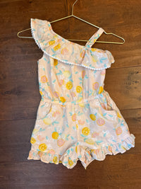 Janie and Jack Lemon Romper 6