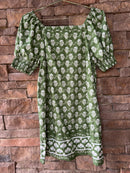 Society Social Green Peasant Mini Dress S