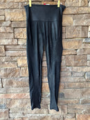 Spanx Black Moto Legging L