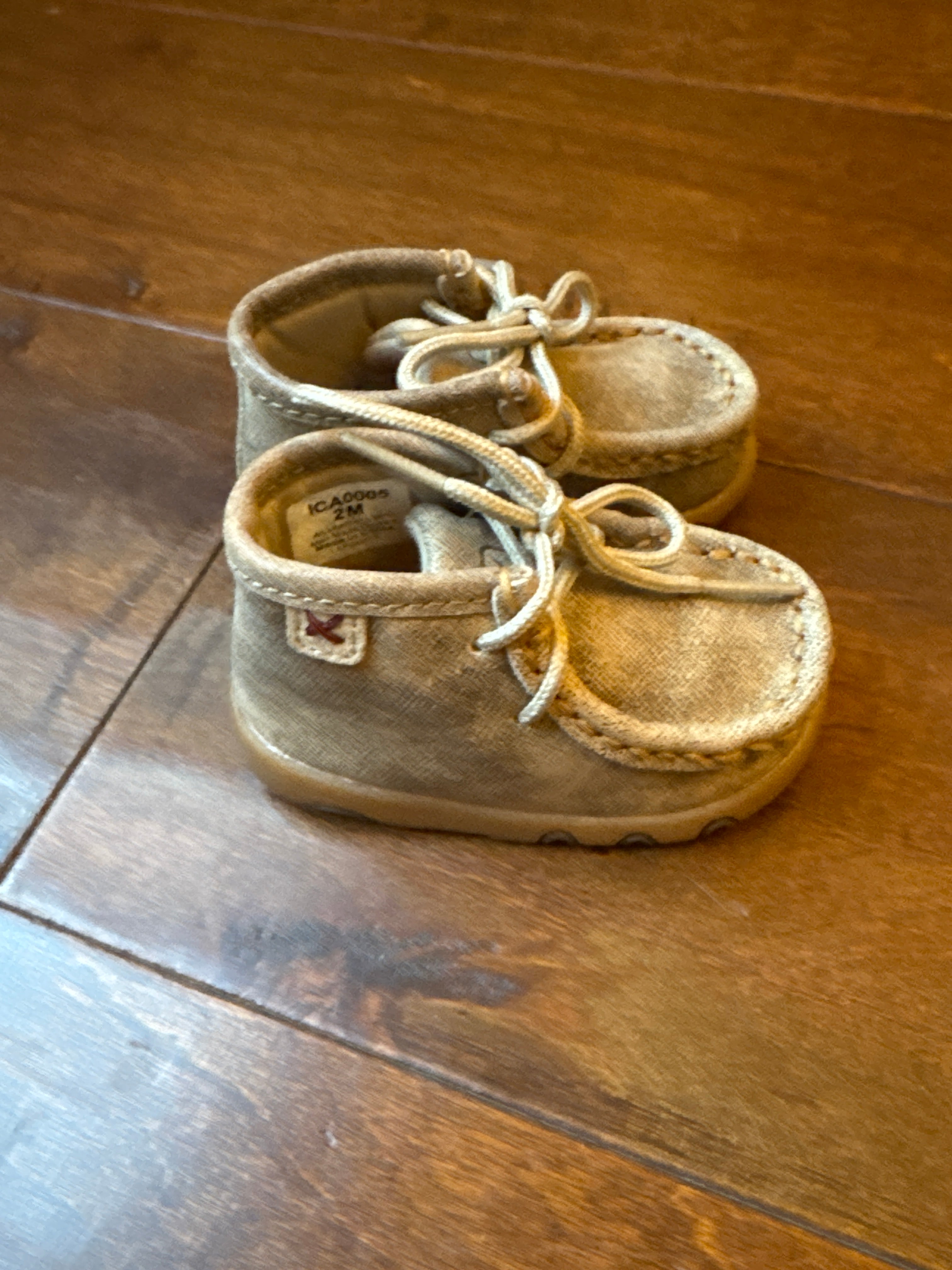 Khaki Leather Booties 2m