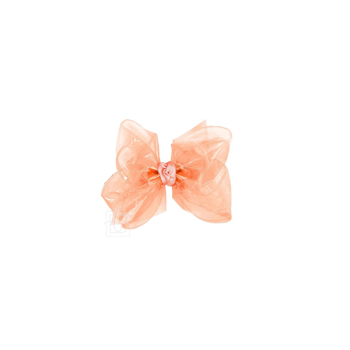 WATERPROOF BOWS ON ALLIGATOR CLIP: 5.5" Huge - 2.5" Ribbon on Alligator Clip / AQUAMARINE