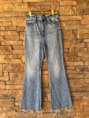 Rag & Bone Frayed Hem Flare Denim 29