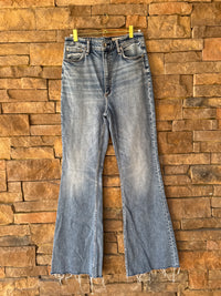 Rag & Bone Frayed Hem Flare Denim 29