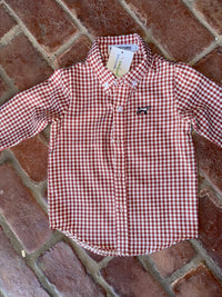 FieldStone Rusty Gingham Ls Button up 2T