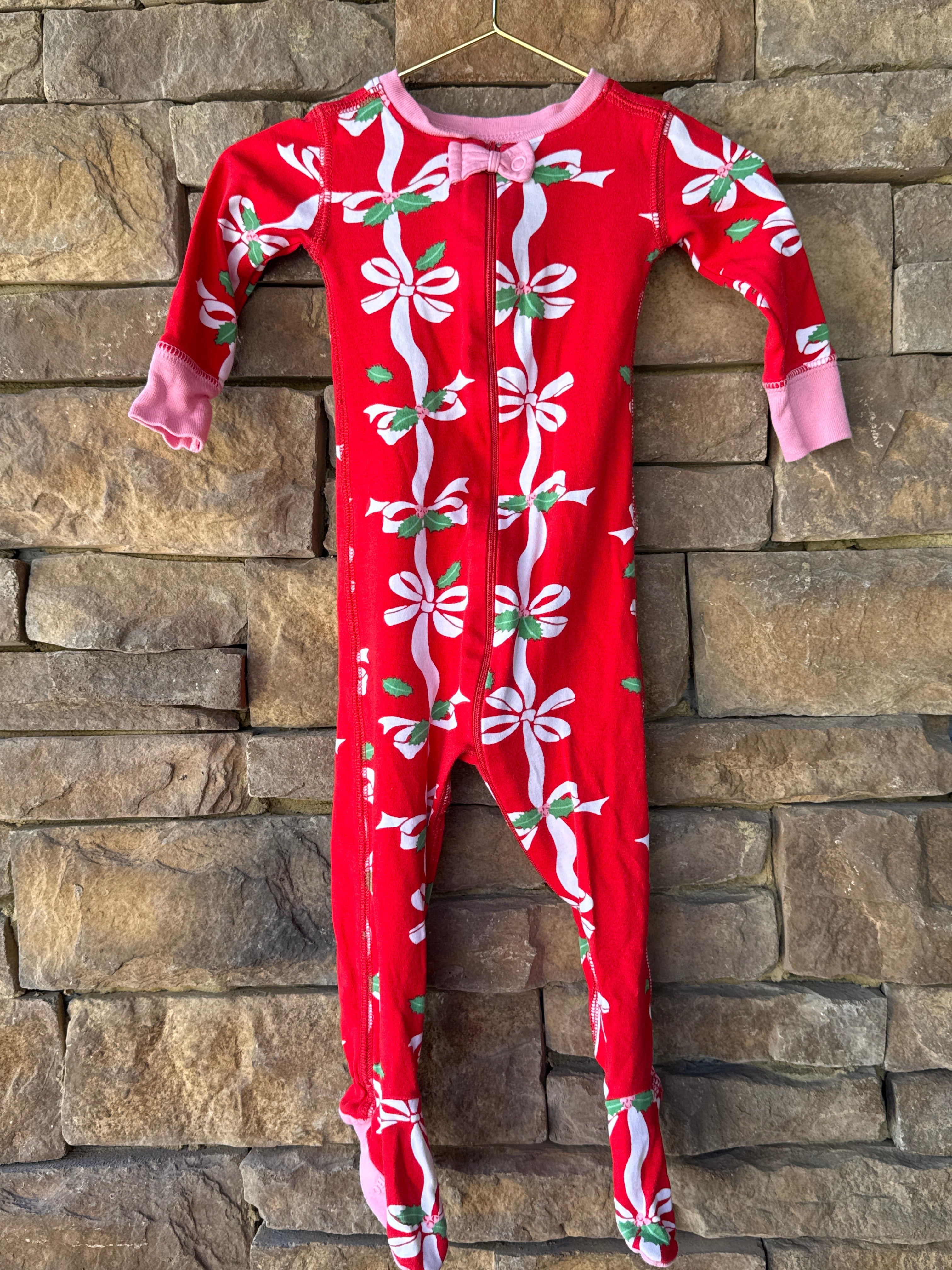 TBBC Holly Bow Night Night 18-24m