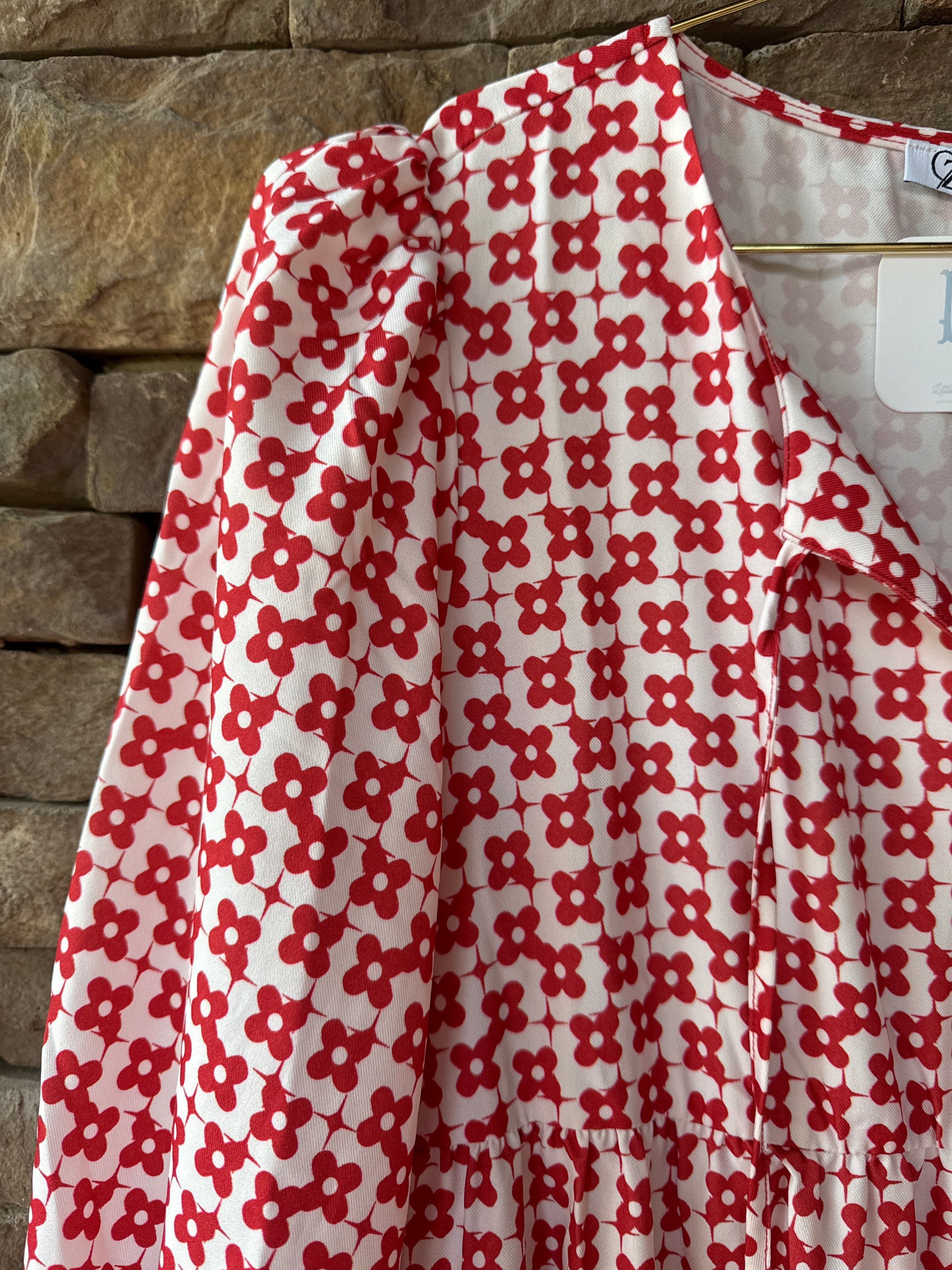 Cezele Red Floral Maxi L