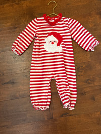 Santa Ruffle Romper 24M