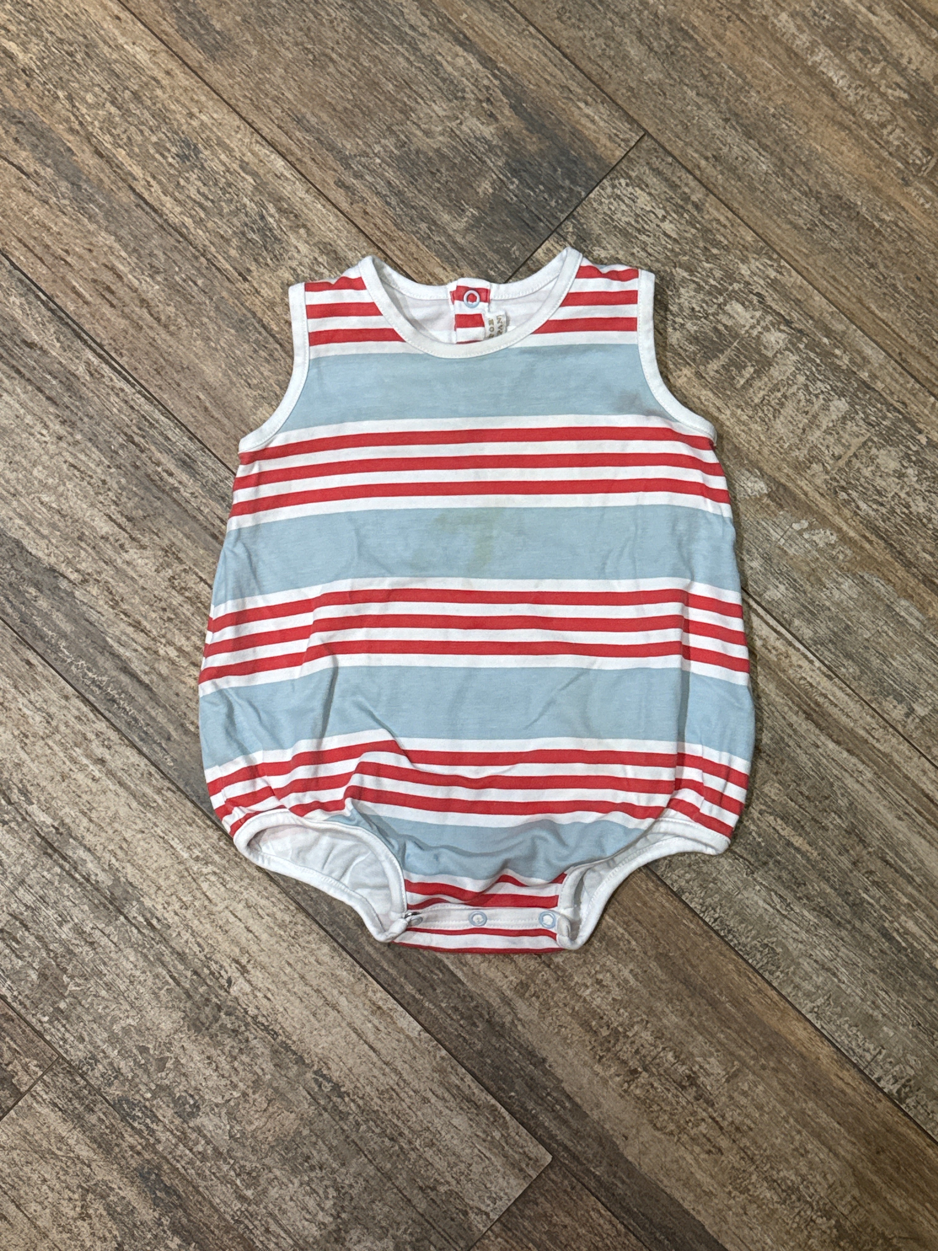 TBBC Red White and Blue Patton Playsuit 12-18m