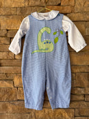 Gingham Dino Longall 18M