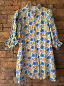 Entro Floral Swing Dress M