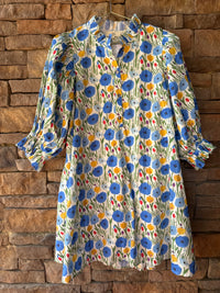 Entro Floral Swing Dress M