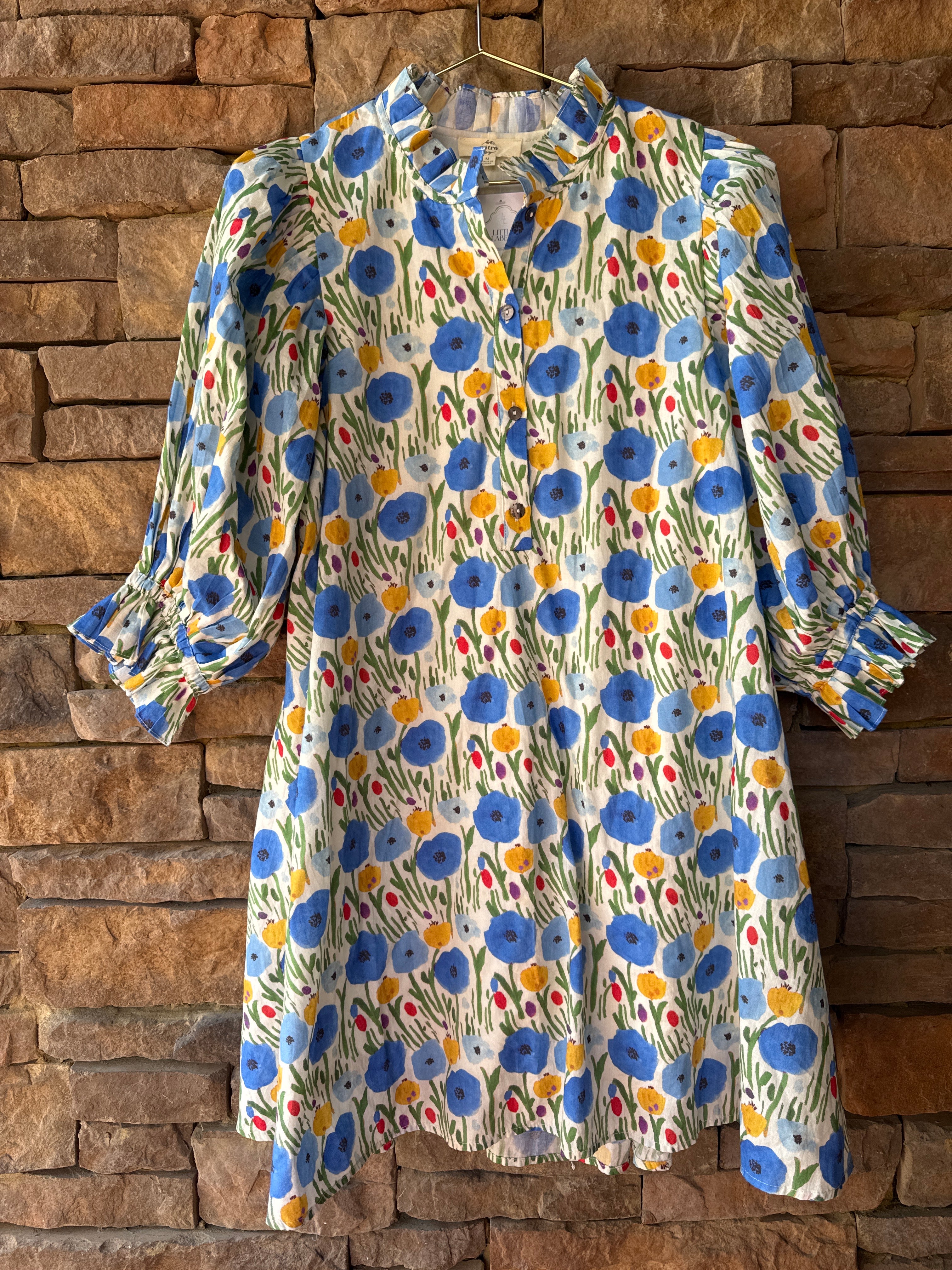 Entro Floral Swing Dress M