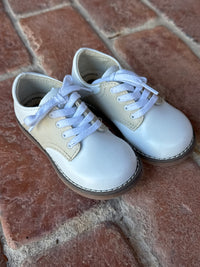 Footmates Saddle Shoe Khaki/White Size US 6M
