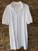 Jude Connally Emerson Dress Jacquard Garden White M