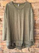 ZSupply Olive Ls Tee M