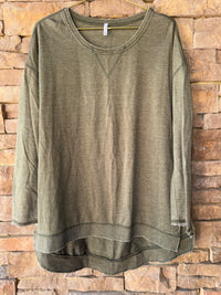 ZSupply Olive Ls Tee M