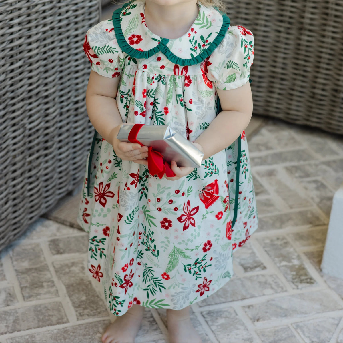 Heirloom Holly with Basil Float Dress