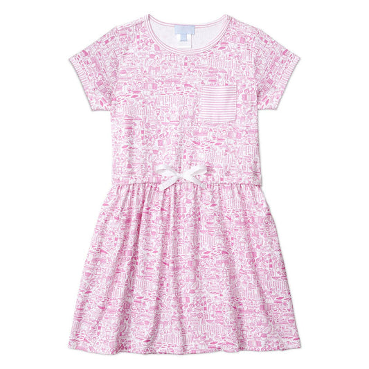 Nantucket Emery Play Dress: Pink Peony / 4