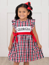 Georgia Smocked Gingham Dress: S(2yrs)