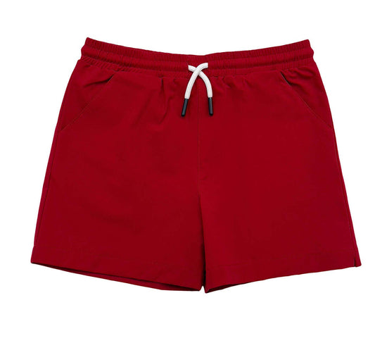 Boys Topsail Performance Shorts –Red