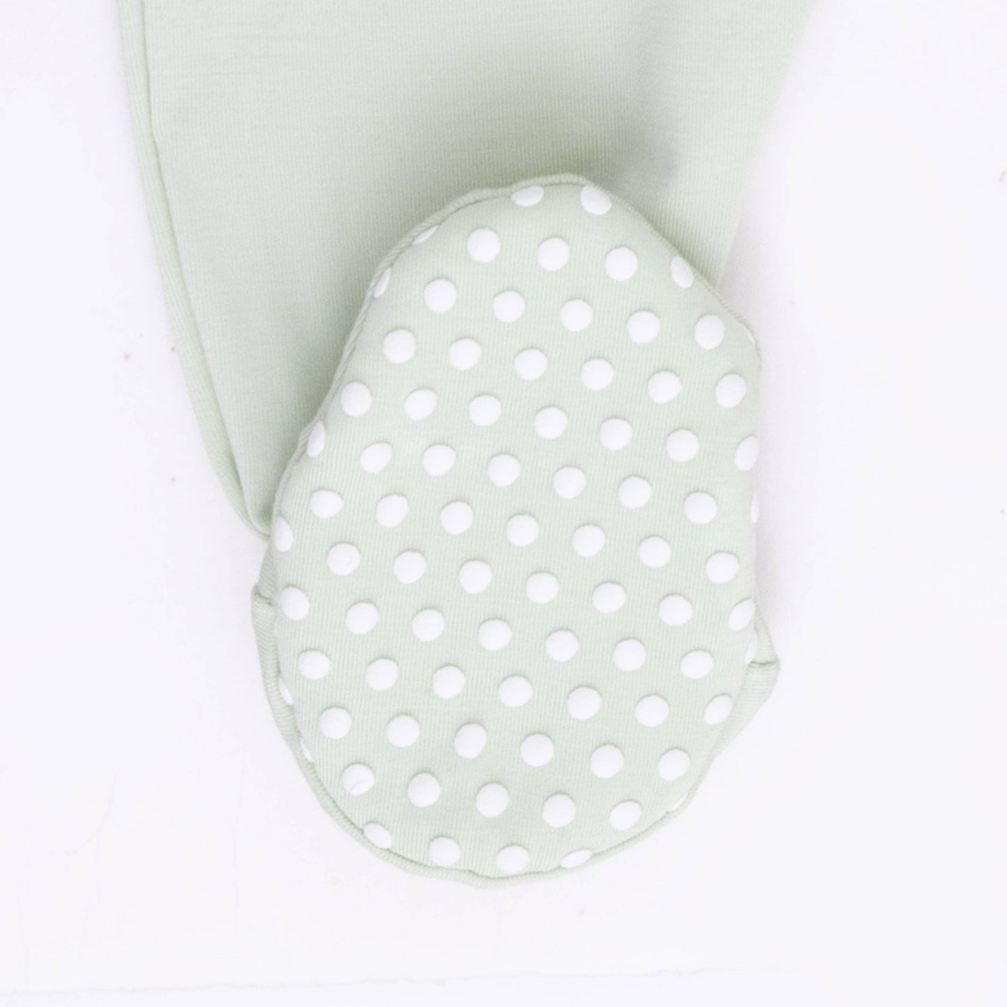 Solid Sage - 2 Way Zipper Footie