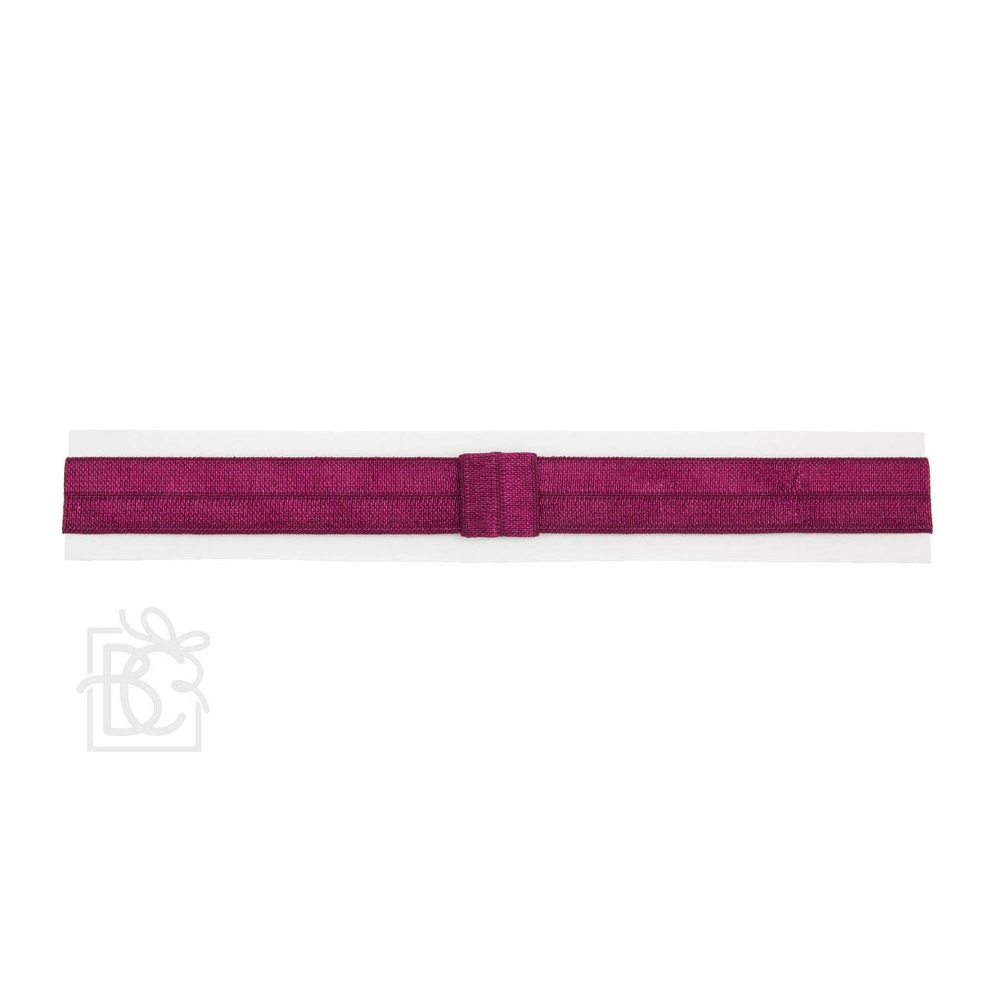 SKINNY ELASTIC HEADBAND: LT. PINK / 0-3 Months