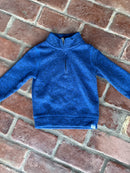 Blue Quarter Zip 3T