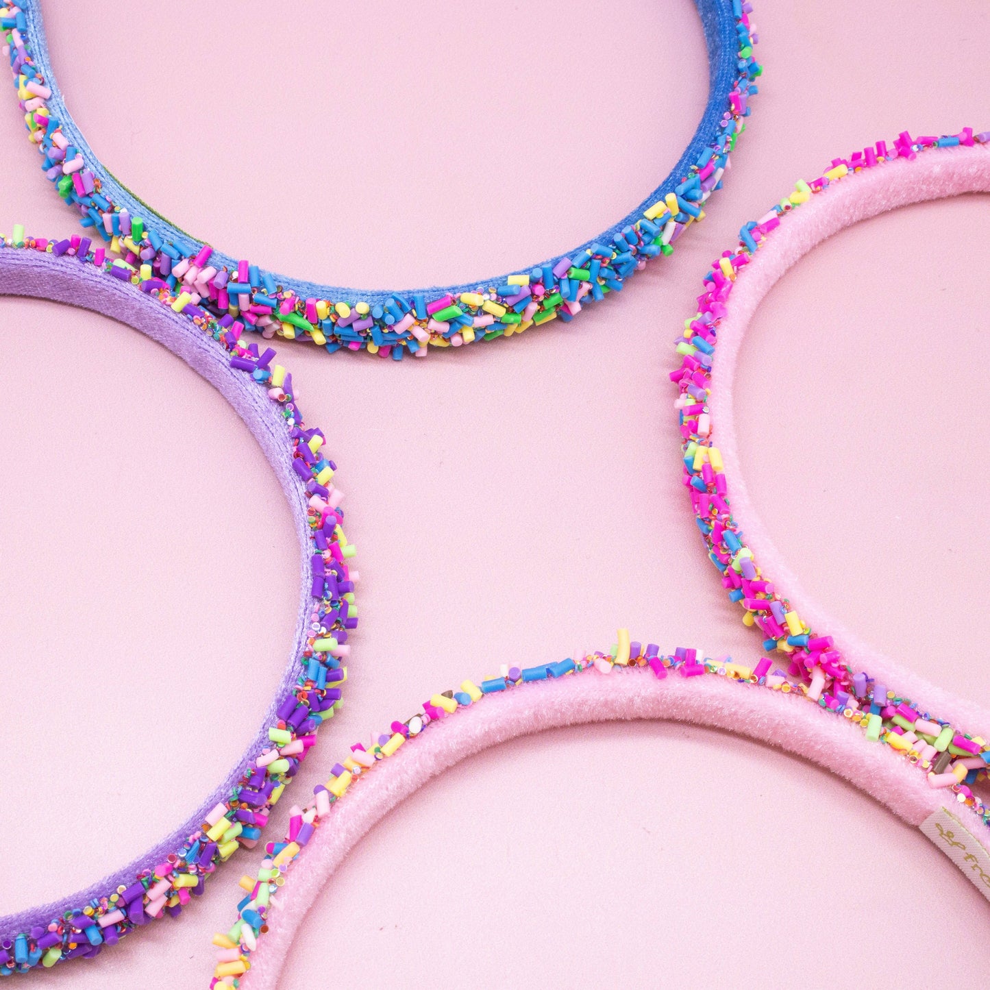 Thin Sprinkle Headband - Non Slip Hair Accessories for Kids: Rainbow