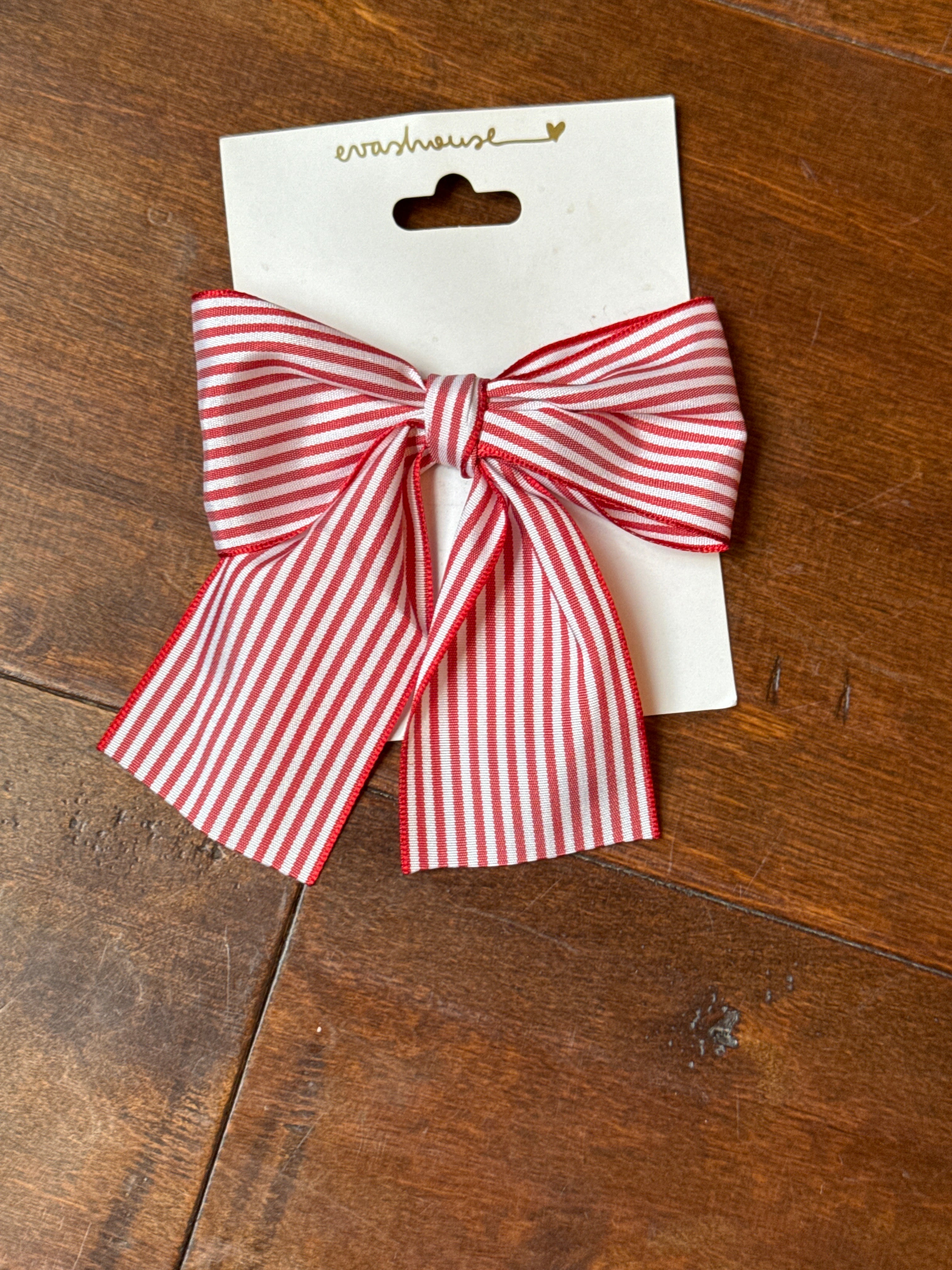 Medium Striped Bow