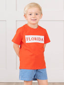 Florida Smocked Gingham Outfit: M(3yrs)