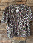 Jude Connally Multi Print Top S