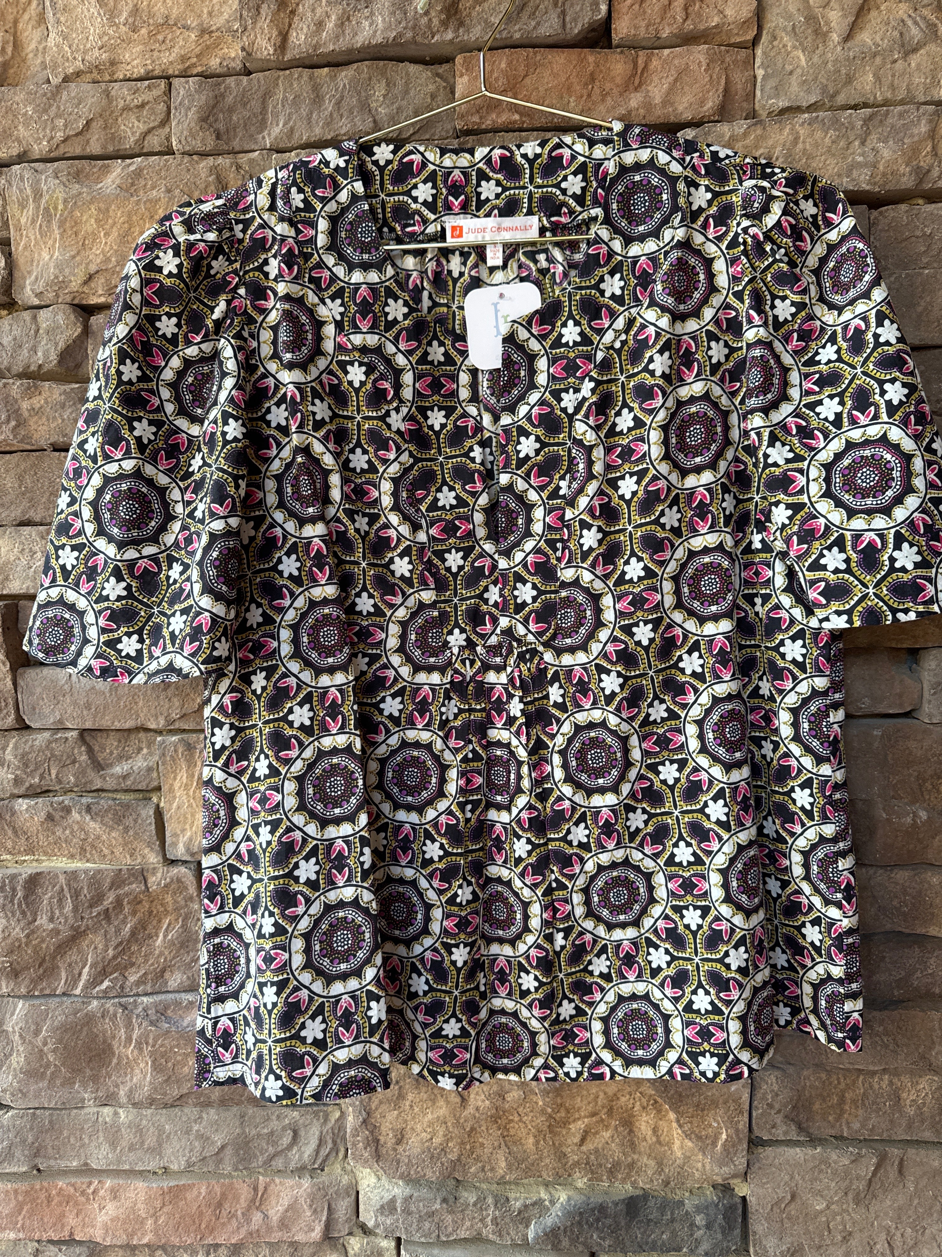 Jude Connally Multi Print Top S