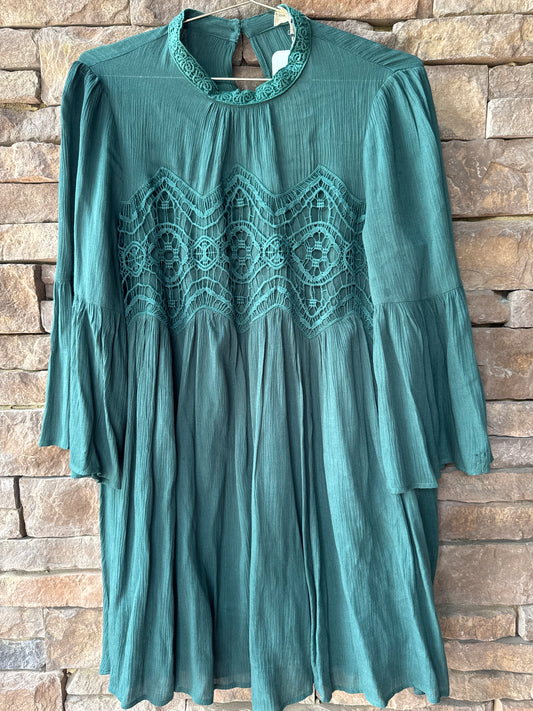 Entro Green Ls Dress L