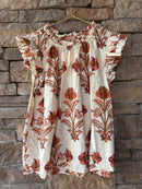 THML Fall Floral Top L