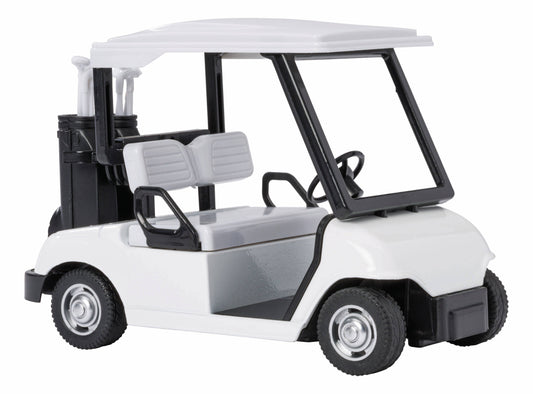 Rollin' Pull-Back Golf Cart-Toy Car, Die Cast