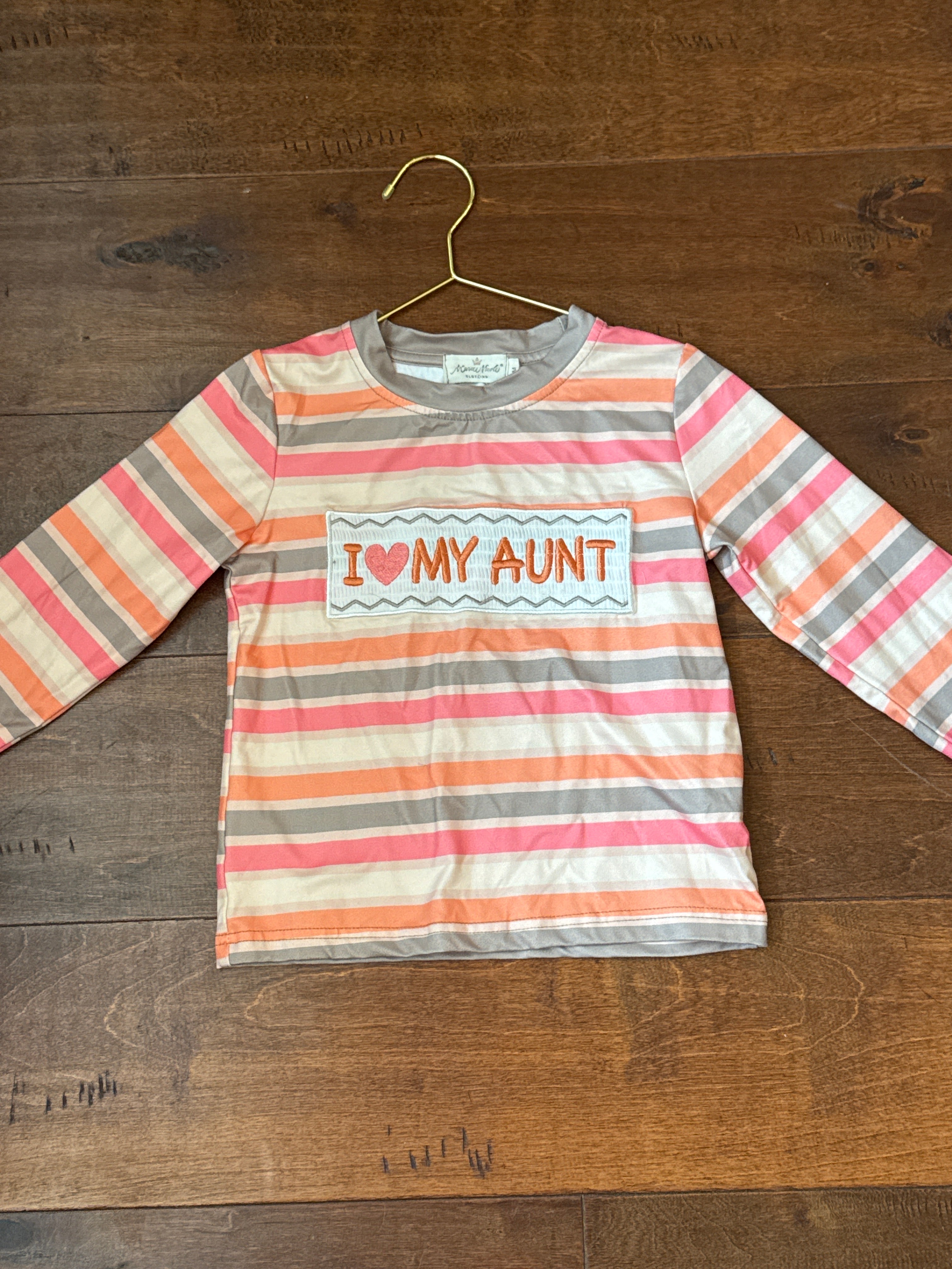 Marie Nicole Striped Ls Shirt M (3)