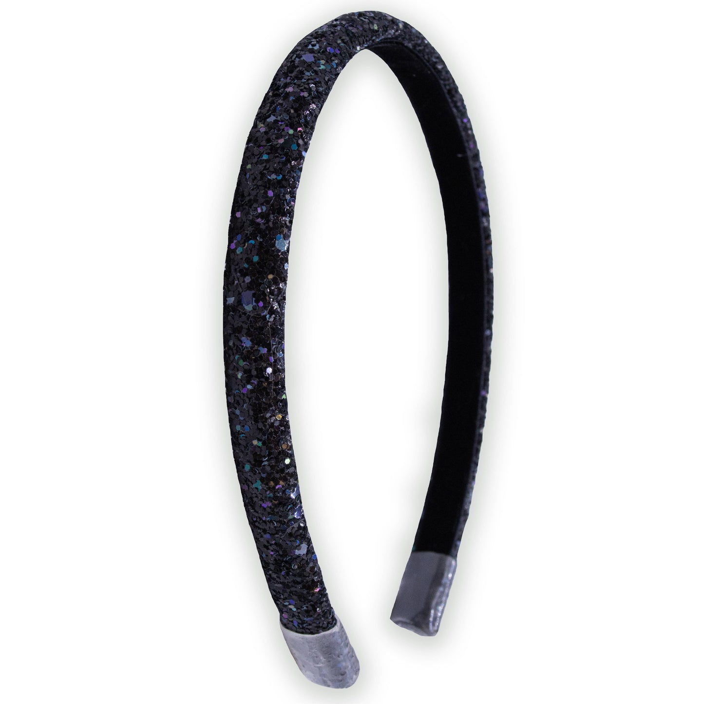 Glitter Headband - Thin Hairbands for Kids: Purple