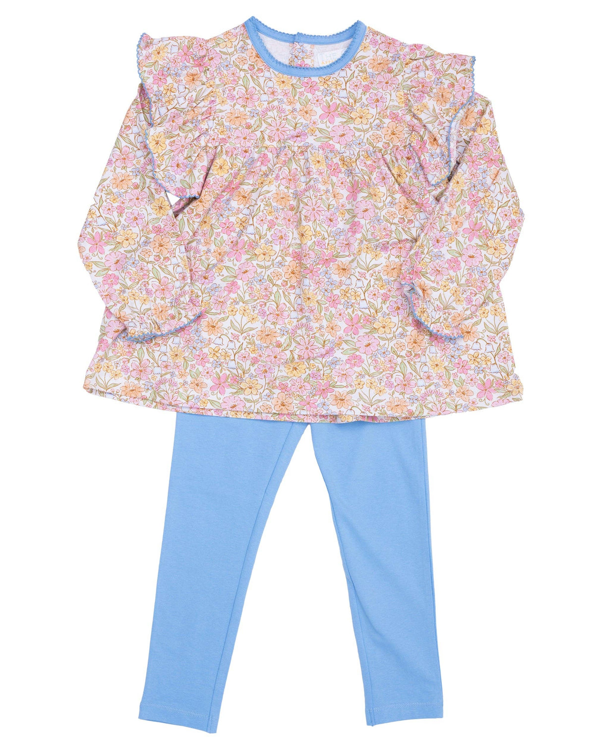 Abree Watercolor Wildflower Legging Set