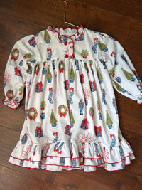 Classic Southern Smocks Holiday Nightgown 5