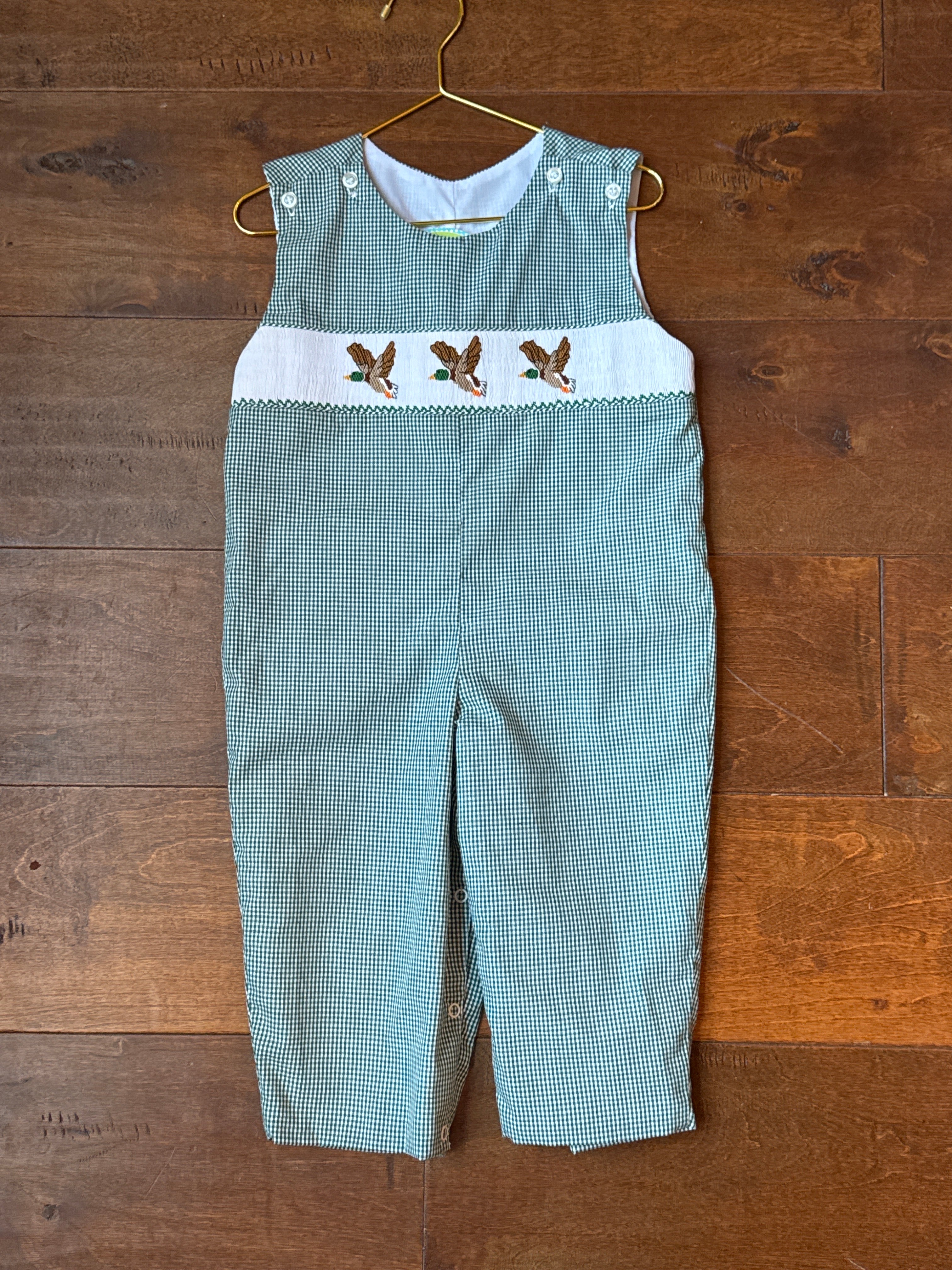 Classic Whimsey Smocked Mallard Longall 2T