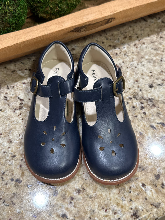 Felix and Flora Navy Mary Janes 10c